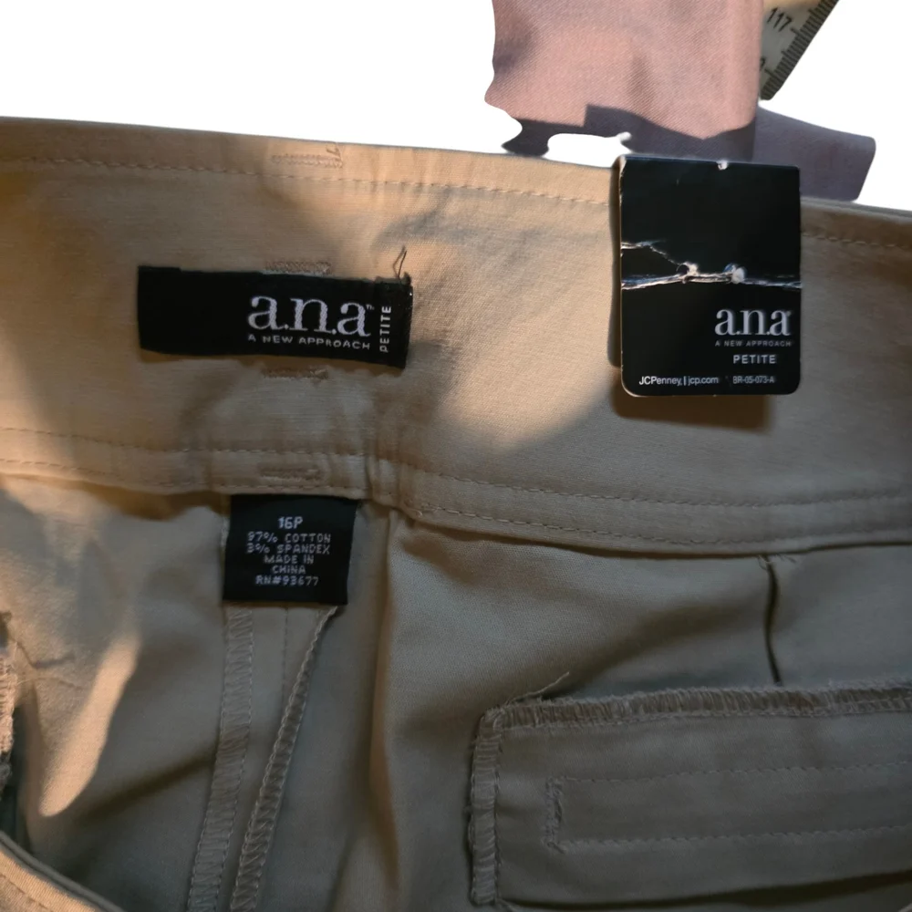 a.n.a Women's Tan Pencil Skirt 16 Petite - Picture 4 of 5